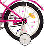 Велосипед дитячий двоколісний Profi Y1625-1 16" зріст 100-120 см вік 4 до 7 років білий, фото 5