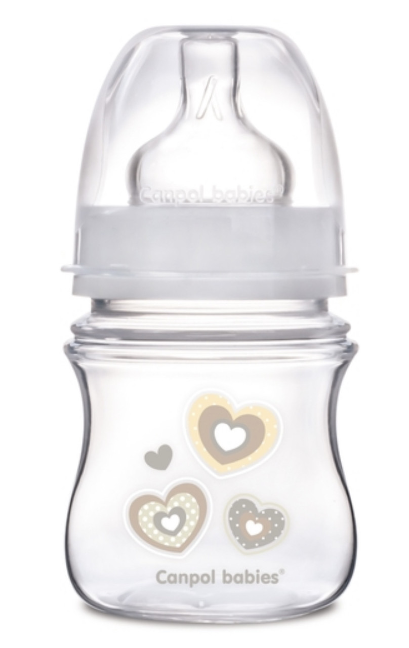 Пляшечка антиколікова з широким горлечком 120 мл,бежева Easystart - Newborn babyCanpol - 35/216