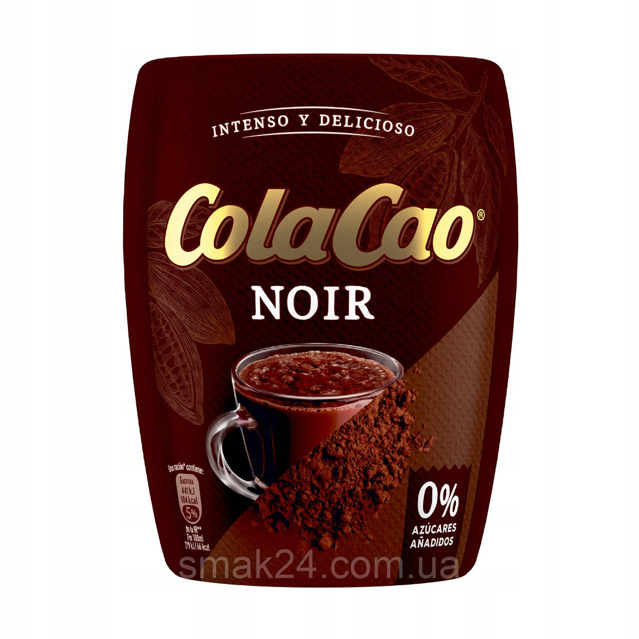 Шоколадный напиток БЕЗ САХАРА Cola Cao NOIR 300г Испания - фото 2 - id-p1562112149