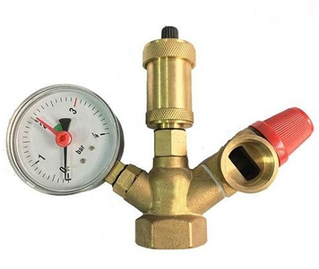 Блок безпеки 1" Eco Gross 1*30 (з клапаном для спускника)