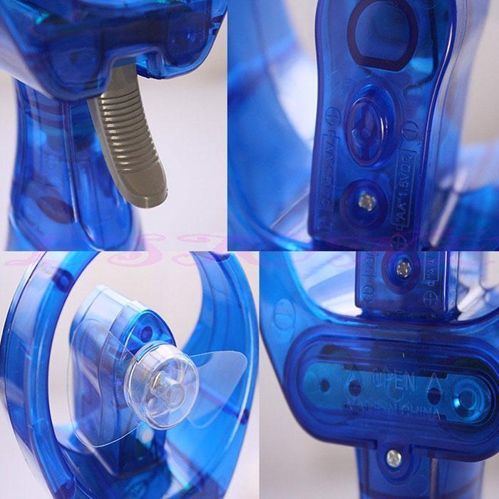 Ручной мини вентилятор с водой, на батарейках, Water Spray Fan, Оранжевый, с водяным распылением, на воде (ST) - фото 3 - id-p1562151750