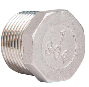 Заглушка з неіржавкої сталі Gross 304 SS 15 1/2" зовнішня (Stainless Steel)