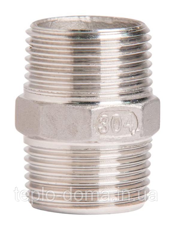 Ніпель із неіржавкої сталі Gross 304 SS 15 1/2" зовнішній (Stainless Steel)