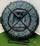 Тюбінг 100 см (плюшка, таблетка, надувні санки) для катання з камерою та ручками (різні кольори в наявності), фото 2