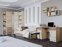 Пенал-стелаж кутовий -18 Бриз 2100х300х380мм Еверест, фото 5