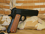 Металевий Іграшковий пістолет Colt 1911" Galaxy G. 13 Преміум класу, фото 4