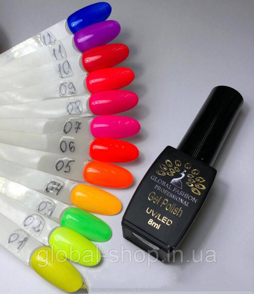 Гель-лак Disco Summer Global Fashion 8 мл