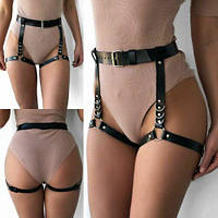 Шкіряні гартери. Стиль 3