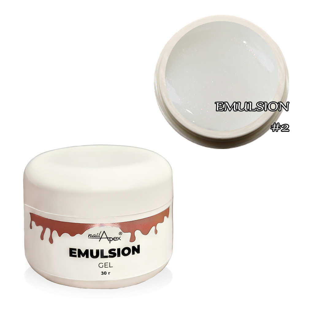 Рідкий гель NailApex Emulsion №2, 30г