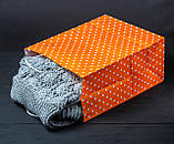 Паперовий пакет з дном 260*150*350 мм Подарунковий кольоровий крафт пакет яскравий з малюнком пакувальний, фото 2