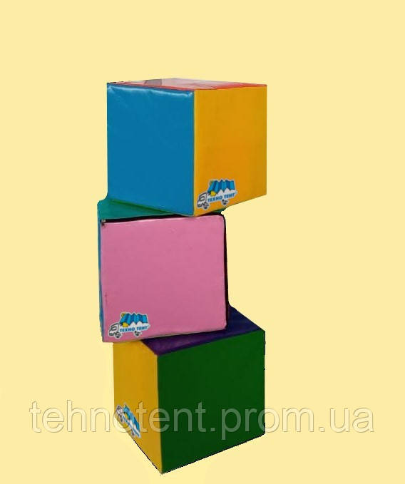 М'яка який яскравий Кубик ПУФІК -1 шт. для дому, ігрових центрів, шкіл