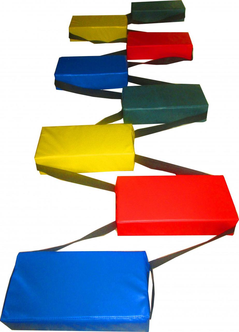 Балансувальний шлях Сходинки кожзам Різнобарвний (Тіа-sport ТМ)