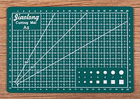 Коврик для резки кожи с разметкой мат самовосстанавливающийся размер А5 макетный коврик