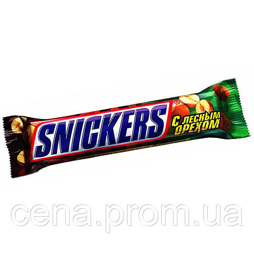 Батончик "Snickers" Лесн.горіх 70г