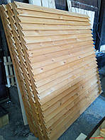 Секція паркан дерев'яний драбинка 2,0х2,0м свіжопиляна сира дошка