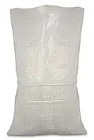 Мішок поліпропіленовий 50см х 75см 25кг білий, Україна (ціна за 100шт) (10-920)
