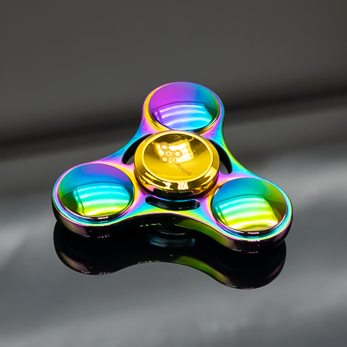 Металевий спінер Spinner Go з чохлом у комплекті Спіннер з підшипниками Premium Хамелеон - фото 1 - id-p1528936790