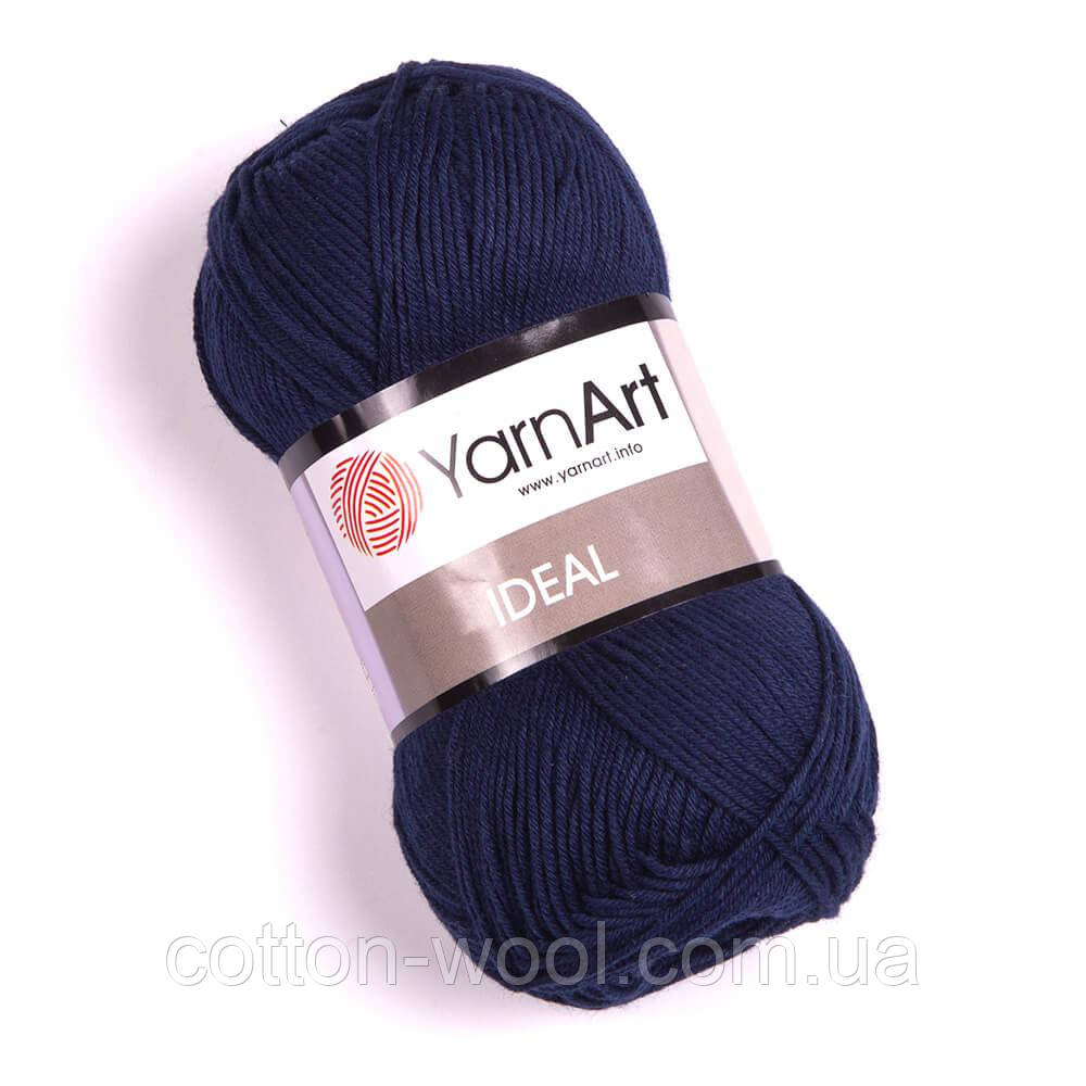 Yarnart Ideal (Ярнарт Ідеал) 100% Бавовна 241 темно-синій