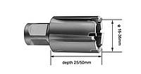 Сверло для рельс по металлу твердосплавное корончатое Ø 22х25 мм FS Cut