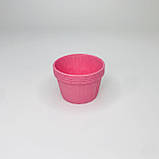 Формочка для капкейка із закрученим бортиком, 50*40 мм, рожева (50 шт.), фото 2