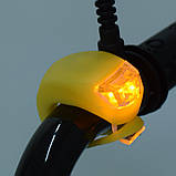 Велосипед дитячий двоколісний Profi Y20214-1 20" зріст 130-150 см вік 7 до 11 років жовтий, фото 4