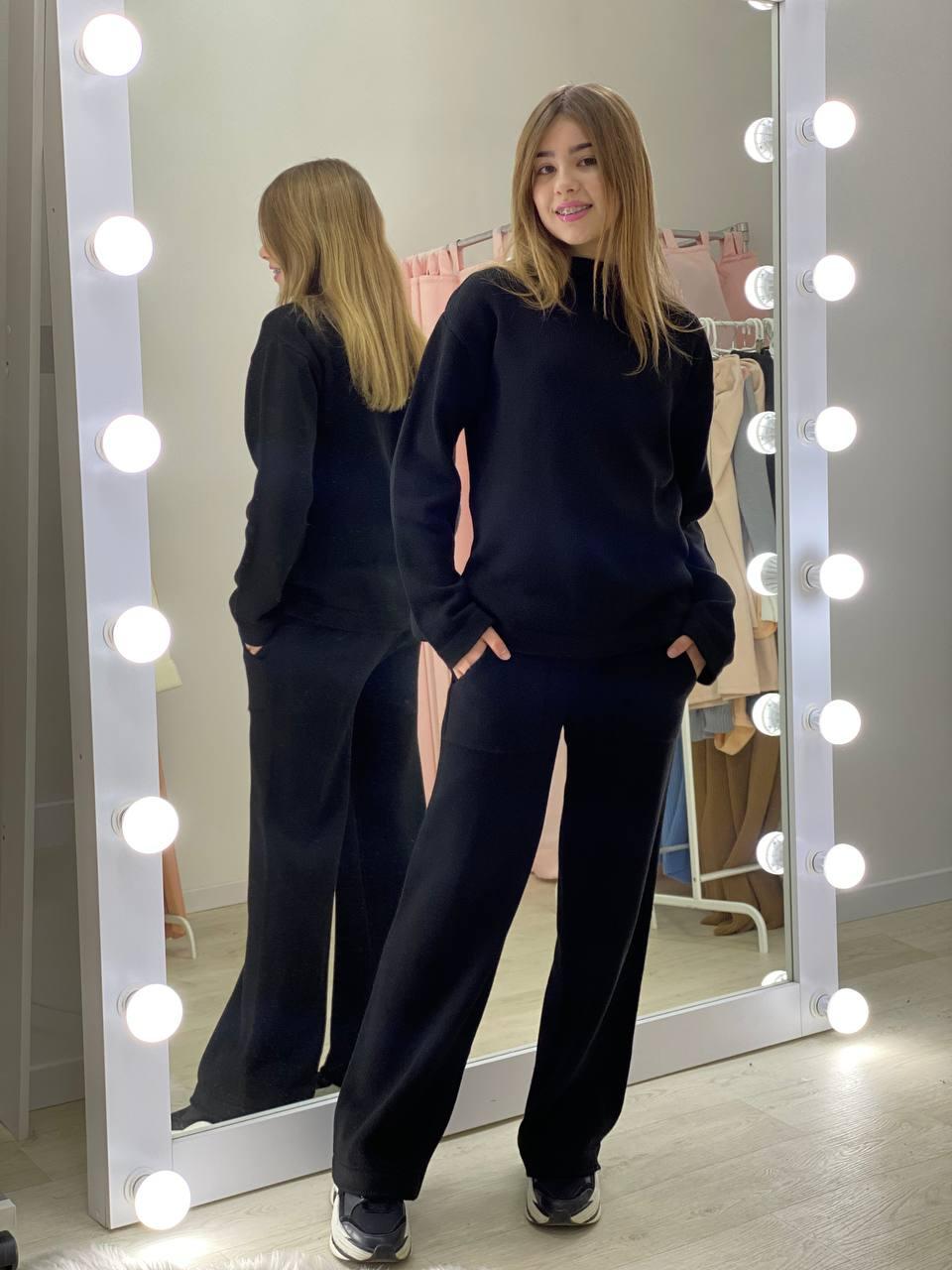 Дитячий в'язаний костюм для дівчинки Палаццо 128-164р