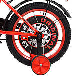 Велосипед дитячий двоколісний Profi Y1646-1 16" зростання 100-120 см вік 4 до 7 років червоний, фото 5