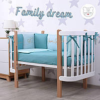 Постільна білизна в ліжечко Baby Veres Family dream 6 одиниць, фото 4
