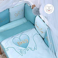 Постільна білизна в ліжечко Baby Veres Family dream 6 одиниць, фото 5