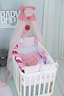 Постільний комплект в ліжечко Baby Veres It's a girl 6 одиниць, фото 5
