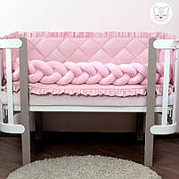 Постільна білизна для дитячого ліжечка Baby Veres Macaroon Raspberry 6 одиниць, фото 4