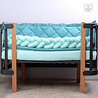 Постільний комплект в ліжечко Baby Veres Macaroon Tiffany 6 одиниць, фото 2
