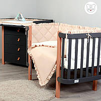 Постільний комплект в ліжечко Baby Veres Macaroon Vanilla 6 одиниць 219.07, фото 3