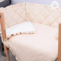 Набір в ліжечко для новонародженого Baby Veres Macaroon Vanilla 6 одиниць, фото 6