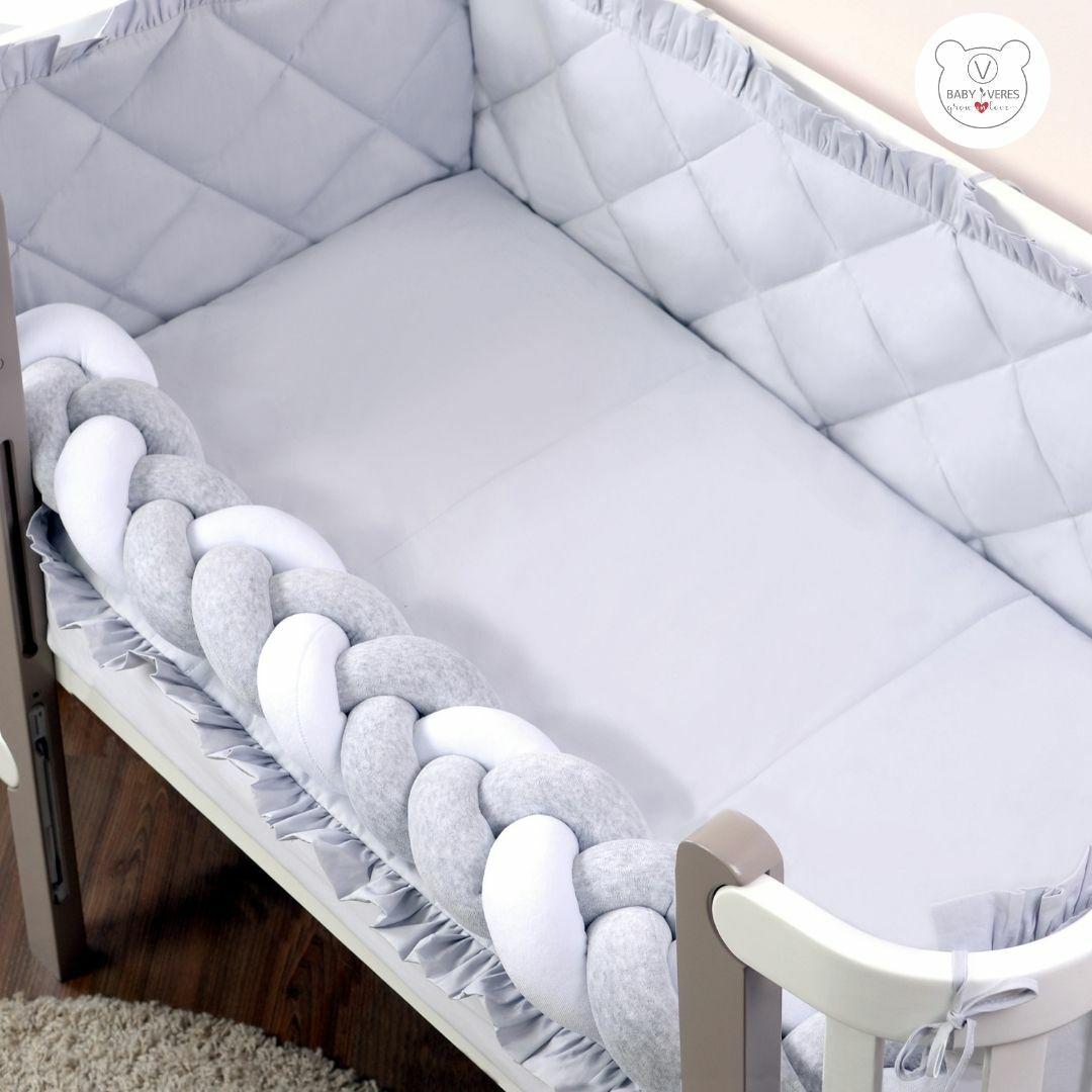 Дитяча постільна білизна Baby Veres Macaroon Earl grey 6 одиниць