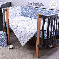 Постільний комплект в ліжечко Baby Veres In twigs 6 одиниць, фото 4