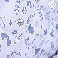 Постільний комплект в ліжечко Baby Veres In twigs 6 одиниць, фото 5