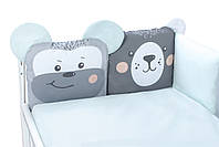 Постільний комплект в ліжечко Baby Veres Zoo mint 6 одиниць, фото 3