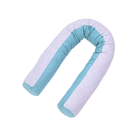 Подушка для годування Baby Veres Comfort Long Velour grey-tiffany 170х52 см, фото 2