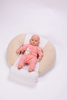 Подушка для годування Baby Veres Comfort Lux Velour stars beige, фото 2