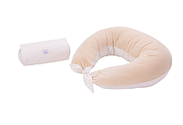 Подушка для годування Baby Veres Comfort Lux Velour stars beige 200х75 см, фото 4