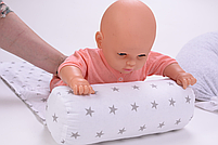 Подушка для годування Baby Veres Comfort Lux Velour stars beige 200х75 см, фото 5
