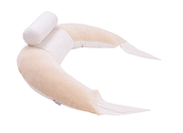 Подушка для годування Baby Veres Comfort Lux Velour stars beige 200х75 см, фото 7