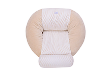 Подушка для годування Baby Veres Comfort Lux Velour stars beige 200х75 см, фото 9