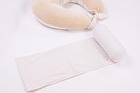 Подушка для годування Baby Veres Comfort Lux Velour stars beige 200х75 см, фото 11