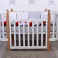 Постільний комплект в ліжко Baby Veres Bear house grey 6 одиниць, фото 3
