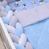 Постільний комплект в ліжечко Baby Veres Velour Brave 5 одиниць, фото 6