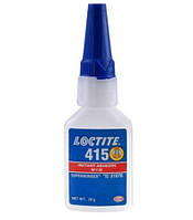 Суперклей Loctite 415 (20 г) зі слабким запахом із низьким блюм-ефектом, магнітний клей локтайт 415