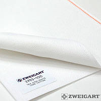 3793/100 Канва Fein-Aida 18 біла Цвайгарт Zweigart Німеччина ширина 110см