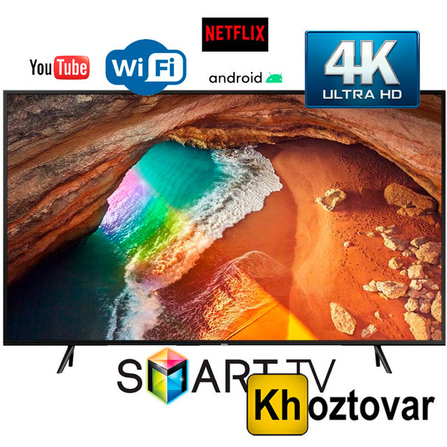 Телевізор Smart TV з вбудованим Т2" 32"  ⁇  Wi-Fi  ⁇  UHD  ⁇  IPTV  ⁇  Android 11.0